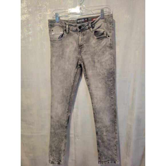 Vintage Ecko Unltd. Men 32x30 Gray MidWash Faded Skinny Jeans Hip Hop Streetwear - Picture 1 of 8